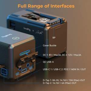 SmallRig x Caleb Pike VB212 V Mount Batería 14400mAh V-Mount Batería VB212 para Cámara Videocámara Video Light - 4431 - Product Image 3