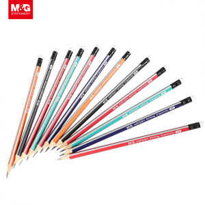 M & G vendita calda <span class=keywords><strong>matita</strong></span> <span class=keywords><strong>ergonomica</strong></span> triangolare in legno <span class=keywords><strong>matita</strong></span> promozionale in legno HB con gomma forniture di cancelleria per la scuola <span class=keywords><strong>matita</strong></span> in legno popolare - Product Image 2