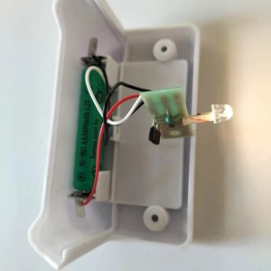Lampe solaire d'extérieur pour marches, 1 LED, applique murale carrée, étanche, éclairage paysager pour jardin et escaliers, 12V DC 6V, angle de faisceau de 20 degrés - Product Image 3