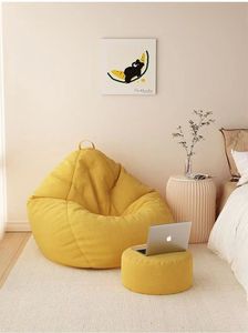 บีนแบ็กโซฟาขนาดใหญ่สำหรับคนขี้เกียจที่นอนดีไซน์ทันสมัย - Product Image 4
