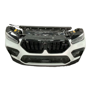 Convient pour BMW X6M F986 F96 : Ensemble de pare-chocs avant de haute qualité avec grille de radiateur, ventilateur de phare et kit carrosserie ABS - Product Image 2