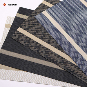 <span class=keywords><strong>Tovagliette</strong></span> Quadrate in PVC Resistente al Calore, Stile Americano Classico, Ecologiche, 18x12cm, Grigio Scuro, per Tavolo da Pranzo - Product Image 2