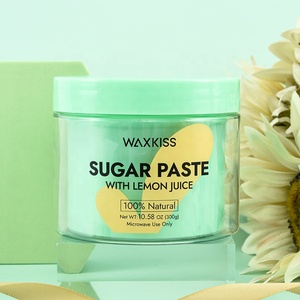 WAXKISS 100% Natural 300g Lemon Brazilian Strip Less Body Sugaring Paste Wax Depilatory Wax Sugar Paste