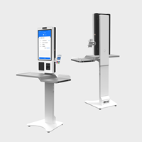 Système de paiement automatique par reconnaissance faciale avec lecteur de codes-barres et caméra intérieure/extérieure, compatible SDK, pour distributeur automatique de paiement mobile par IA
