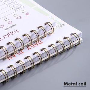 Cuaderno Espiral A5 Personalizado para Planificación Diaria, <span class=keywords><strong>Diario</strong></span> con Notas Adhesivas de PP, Libro de Gestión del Tiempo, Manual de Eficiencia para Mejorar - Product Image 4