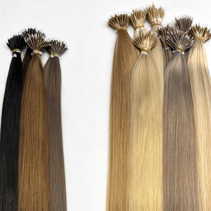 Meilleures ventes européennes : Extensions de cheveux 100% naturels à nano-anneaux, pointes nano invisibles, cheveux Remy double tirage, vente en gros, cheveux doux et naturels - Product Image 6