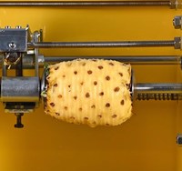Mini Manuele Handbediende Ananas Dunschiller Machine Kleine Fruitwinkel Geschikte Kerncomponenten Lager