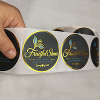 Etiquetas Adhesivas en Rollo con Impresión de Logotipo y Nombre de Marca Privada Personalizadas para Fabricantes, Embalaje Personalizado en Vinilo de Color