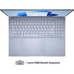 Ordinateur portable Vivobook S16 Ai en gros, 16 cœurs, écran OLED 2.8K 120Hz, Intel Ultra 9, 32 Go de RAM, SSD 1 To, clavier rétroéclairé, pour le gaming, Windows 11 - Product Image 2