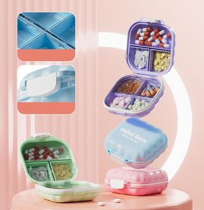 Tragbarer Vitaminsp ender Täglicher Tabletten organisator 7 Tage wöchentlich Medizin etui 7 Fächer Plastik pillen box - Product Image 6