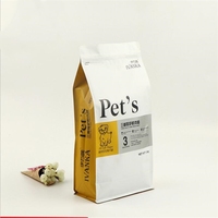 Sacs d'emballage pour aliments pour animaux de compagnie (chats, chiens) en plastique et aluminium avec fermeture éclair, logo imprimé, 1,5 kg, 2,5 kg, 5 kg, 10 kg