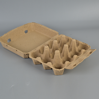 Barquettes à œufs en pulpe de papier biodégradable de qualité alimentaire, 2/3/4/6/7/8/10/12 alvéoles, pour l'emballage et le stockage quotidien des œufs