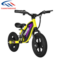 Enfant 12 pouces pneu vélo d'équilibre électrique enfants 24V 100W Scooter électrique avec deux roues