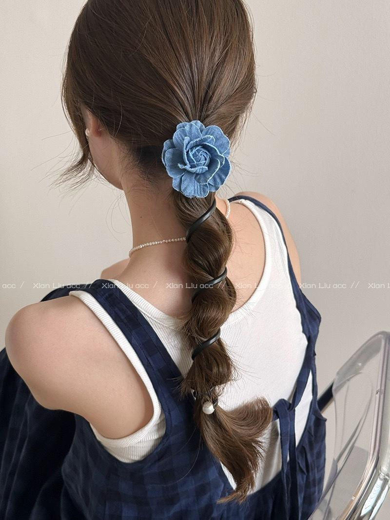 แหวนโทรศัพท์ยีนส์สีอ่อน1อัน