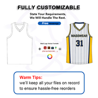 Ensemble d'uniformes de basketball personnalisés de qualité professionnelle pour jeunes garçons – Maillot de ligue classique à rayures fines, respirant, 100 % polyester, séchage rapide