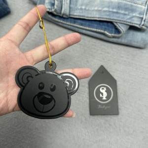 Tùy Chỉnh Thiết Kế Sang Trọng Nhãn Hàng May Mặc Hangtagskraft Giấy Đu Treo Thẻ In Giá <span class=keywords><strong>Tag</strong></span> Nhãn Cho Quần Áo - Product Image 4