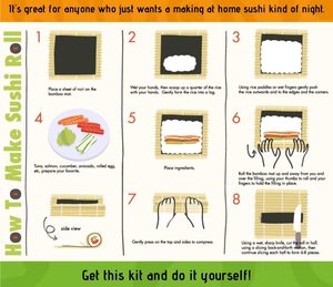 Juego de 11 piezas para hacer <span class=keywords><strong>sushi</strong></span> casero, alfombrilla rodante de bambú y palillos para servir para uso doméstico - Product Image 5