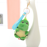 Peluche promotionnelle en vente flash pour machine à grue, mini peluche porte-clés grenouille koala tortue éléphant crocodile