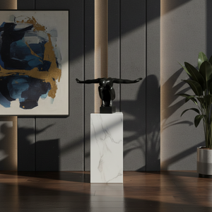 Adornos de Resina con Diseño Abstracto, Arte Moderno, Decoración para el Hogar, Regalo de Cumpleaños - Product Image 3