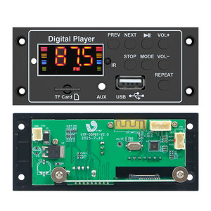 Décodeur audio MP3, module radio BT 5.0, carte de décodage audio avec affichage numérique LED, accessoire audio de type carte - Product Image 1
