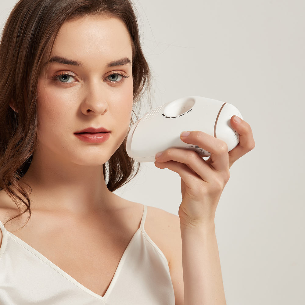 OEM Brand Portable IPL Machine for Full Body Home Use Painless Permanent Hair Removal with Ice Cool Body and Face Treatment