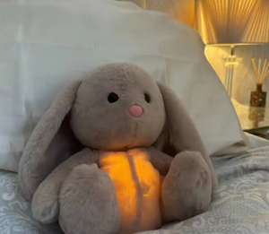 Zachte Gloed Ademende Otter Knuffel Met Rustgevende Geluiden En Zachte Bewegingssensorische Slaaphulp Voor Baby 'S - Product Image 1