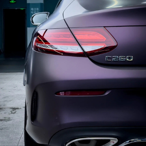 Cool Sun <span class=keywords><strong>Film</strong></span> d'emballage de voiture en PVC mat pinot <span class=keywords><strong>noir</strong></span> violet anti-rayures avec garantie de 3 ans d'épaisseur 0.11/0.13mm - Product Image 6