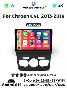 Navifly más nuevo sistema Android 8Core Car-play Auto 2K pantalla táctil de navegación de coche para <span class=keywords><strong>Citroen</strong></span> C4LSupport GPS DSP BT 360 Cámara - Product Image 6