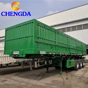 2024 Fabriek Nieuwe Lange Cargo Box Tipper Semi Truck Trailer Voor Chengda