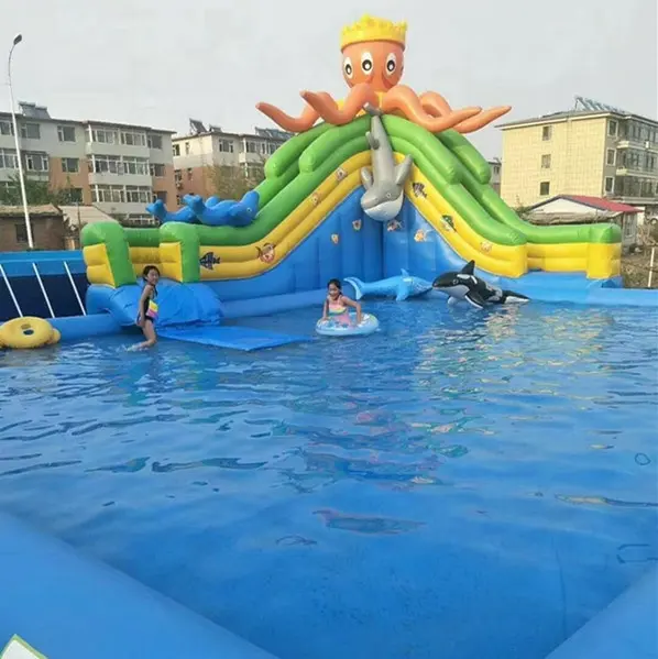 लोकप्रिय inflatable trampoline स्विमिंग पूल, डिजाइन <span class=keywords><strong>लोचदार</strong></span> कमरे कूद करने के लिए गीला trampoline, गर्मियों कूद महल