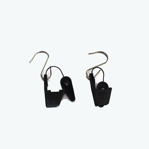 Collier de serrage pour câble de descente en fibre optique en acier et nylon pour télécommunications environnementales en Chine avec clip - Product Image 1