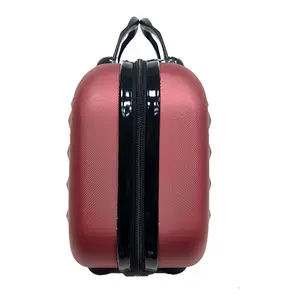 Klasik stil ABS PC sert kabuk kozmetik durumda kadın güzellik seyahat makyaj valiz