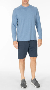 T-shirt raglan à manches longues en coton élasthanne de haute qualité avec logo personnalisé Top col rond surdimensionné Slim Fit Polyester Blend - Product Image 5