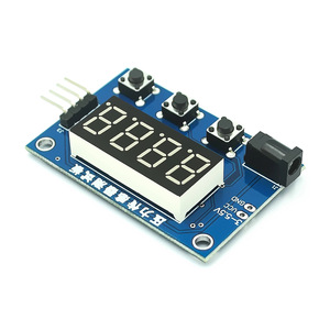 HX711 เซ็นเซอร์วัดน้ำหนักโมดูลจอแสดงผลดิจิตอล 3461AS1-7.3 ปุ่มควบคุม 3-5V อินพุตสำหรับการวัดขนาดอิเล็กทรอนิกส์ - Product Image 4