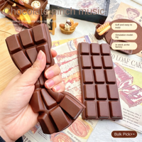 Jouet anti-stress en mousse PU OEM, chocolat anti-stress, matière non toxique, détendez votre esprit