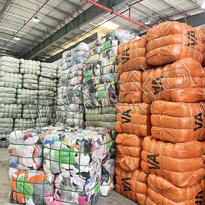 Nhà cung cấp trực tiếp bán buôn số lượng lớn rẻ hơn mùa đông Phụ nữ dài cotton xếp li ăn mặc hỗn hợp Châu Phi DG mã Bale của sử dụng quần áo - Product Image 3