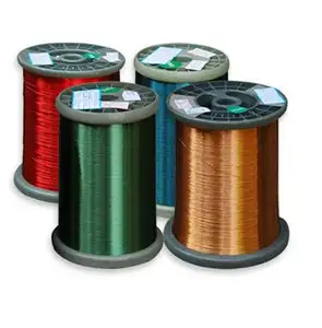 Enameled winding electrical cable silver magnet copper wire