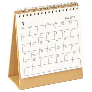 Calendario da Scrivania in Stile Vintage con <span class=keywords><strong>Tipografia</strong></span> Classica e Supporto in Carta Rustica per un Tocco di Fascino - Product Image 2