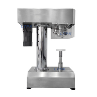 Machine de scellage de boîtes de conserve électrique semi-automatique intelligente de table anti-déversement pour ligne de mise en conserve de boissons et d'aliments