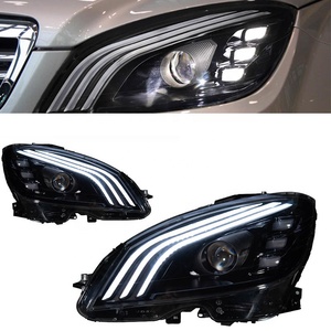 ไฟหน้ารถยนต์แบบดัดแปลง แถบไฟ BQD16 ชุดดัดแปลงไฟหน้ารถยนต์ LED กำลังสูง สำหรับ Mercedes-Benz W204 ปี 2007-2010 - Product Image 1
