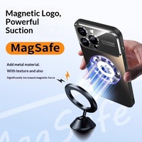 Coque de protection magnétique mate pour iPhone 16 Pro Max, motif animalier, en PC, couleur Or Désert, avec grande fenêtre de visualisation