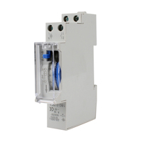 Interruptor de Tiempo Programable SUL180A para Riel DIN de 24 Horas, Temporizador Astronómico Analógico, Interruptor de Control Electrónico de Tiempo