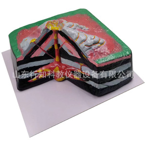 Modèle d'éruption volcanique, nouveau modèle pédagogique conforme aux normes du curriculum, démonstration d'éruption volcanique pour l'enseignement des sciences de la géographie - Product Image 3