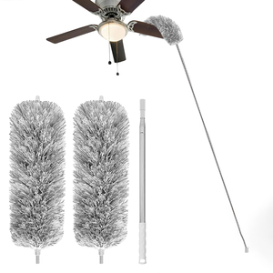 Escoba Telescópica con Mango Desmontable, Flexible, de Plumas y Microfibra, para Limpieza - Product Image 1