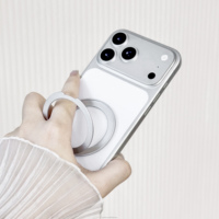 Support de téléphone de bureau magnétique rotatif à 360 degrés, hauteur réglable, conception flexible à amortissement puissant, en alliage de zinc avec patin adhésif universel