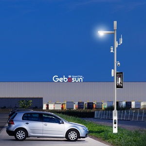 GEBOSUN Ip67 Ngoài Trời 180W IOT Thông Minh Năng Lượng Mặt Trời Wifi Thành Phố Cảm Biến Giải Pháp Công Nghệ Đèn Đường Thông Minh Cực - Product Image 1