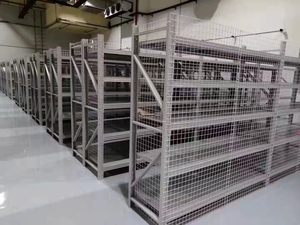 אור חובה מוסך מדפים פלדה מרותך חוט פלדה מרותך חוט פלדה מרותך עבור מחסן - Product Image 4