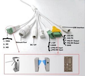 HFSecurity Nhà Máy Thép Không Gỉ Cửa Quay Touchless Tốc Độ Cổng Đối Với Lobby An Toàn Nơi Công Cộng Thông Tin Với Phần Mềm SDK - Product Image 5