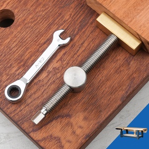 Étau de banc en acier inoxydable réglable, étau de table pour le travail du bois - Product Image 6