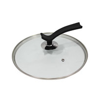 Couvercles en verre de type G assemblés pour casseroles et poêles avec poignées, emballage en sachet pour les chaînes de magasins de détail, ustensiles de cuisine pour la maison